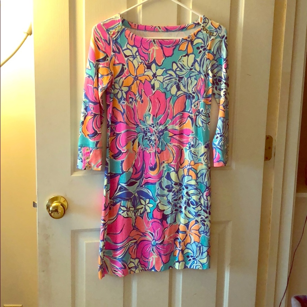 Long sleeve fitted Lilly Pulitzer dress XXS